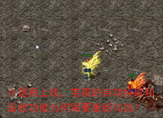 小退后上线,宝箱的自动捡取和回收功能为何需要重新勾选? 小退后上线,宝箱的自动捡取和回收功能为何需要重新勾选?