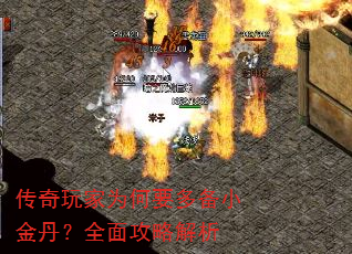 传奇玩家为何要多备小金丹?全面攻略解析 传奇玩家为何要多备小金丹?全面攻略解析
