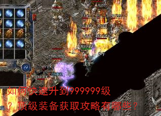 如何快速升到999999级?顶级装备获取攻略有哪些? 如何快速升到999999级?顶级装备获取攻略有哪些?