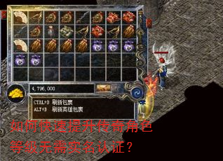 如何快速提升传奇角色等级无需实名认证? 如何快速提升传奇角色等级无需实名认证?