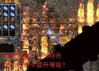 如何快速在1.76特色复古传奇中提升等级? 如何快速在1.76特色复古传奇中提升等级?