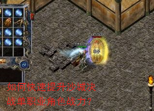 如何快速提升沙城决战单职业角色战力? 如何快速提升沙城决战单职业角色战力?